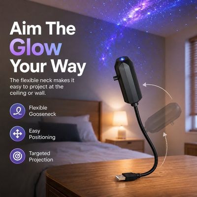 🔥LAST DAY 40% OFF - 🌌🌠HD Smart Dynamic 5D Holographic Night Light Projector